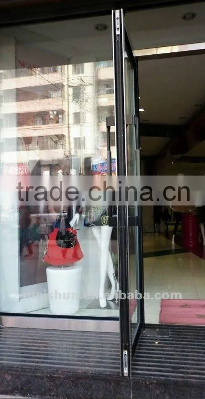 New style aluminum alloy profile doors stainless steel sheet covered A-48
