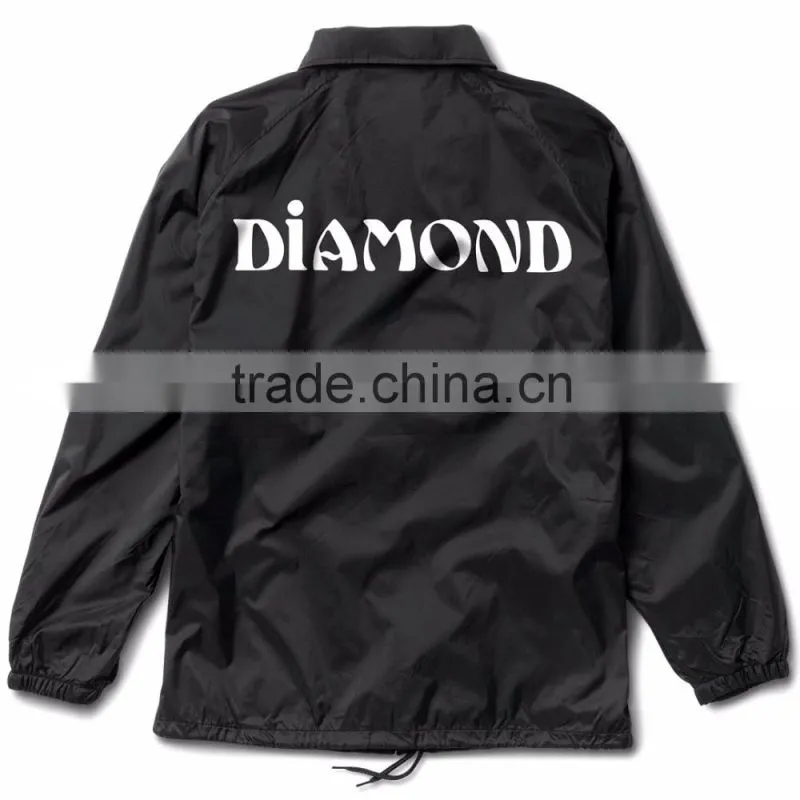 Windbreaker Coaches Jacket Polyester Nylon Coach Jacket/trainer