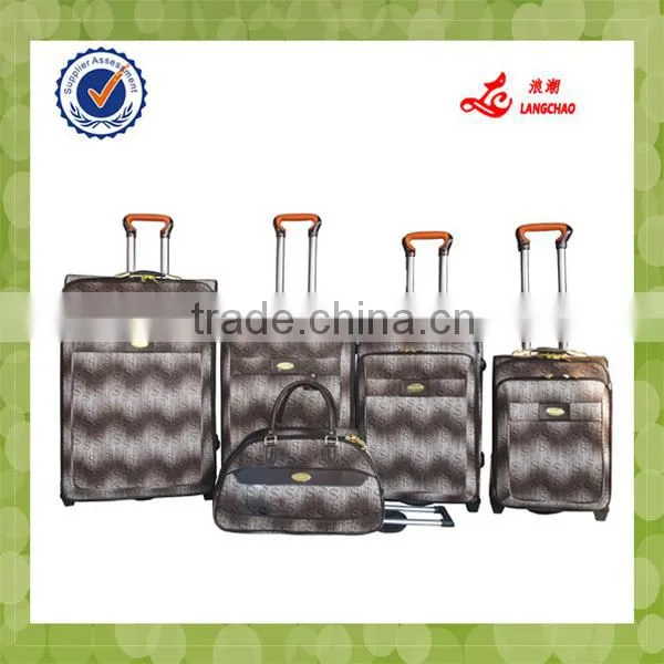 S brown material nigeria market lugagge bag