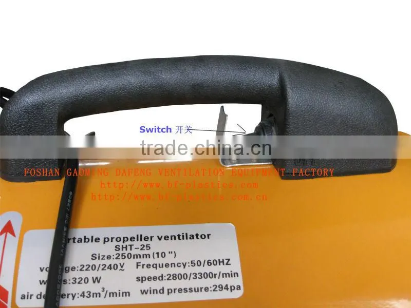 8" Portable power-perated exhaust duct blower