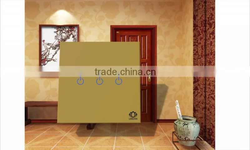 Touch screen Switch HOT SALE phone control smart light switch Zigbee smart home automation system