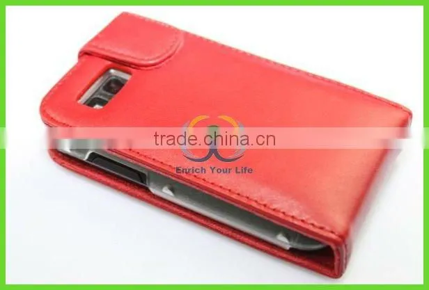 new gift red leather case for alcatel phone for moto