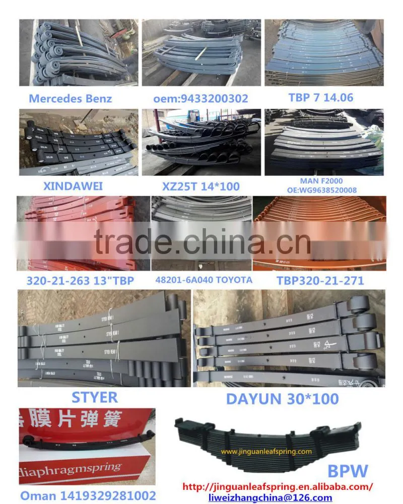 EQ-140 13*75 auto parts leaf spring