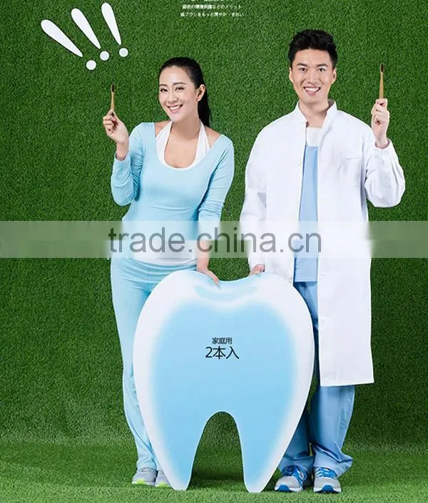 High quality hotel bamboo toothburshes with case