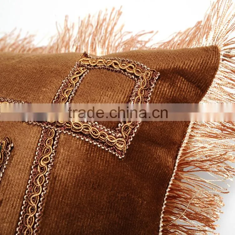 Square shape sublimation pillow with tassels