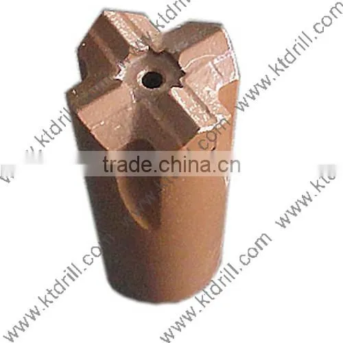 KT R25 Hardness cross drill bit for tap hole of blast furnace