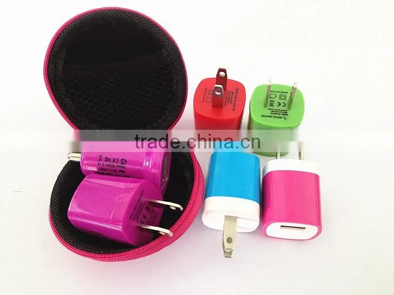 Hot selling 5V 1A/1.5A US plug micro USB mobile wall charger with USB 2.0 for Samsung smartphone