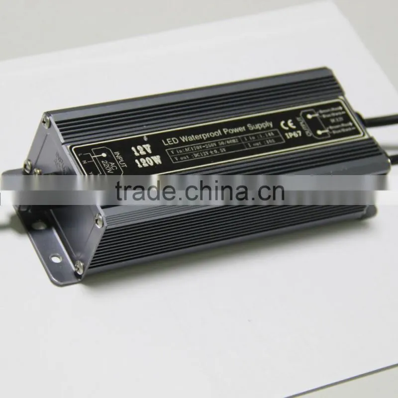 Waterpoof DC5V/DC12V/DC24V Metal Shell Ripple Less than 150mV Work temp -40--+80 120W 18V Switching Power Supply