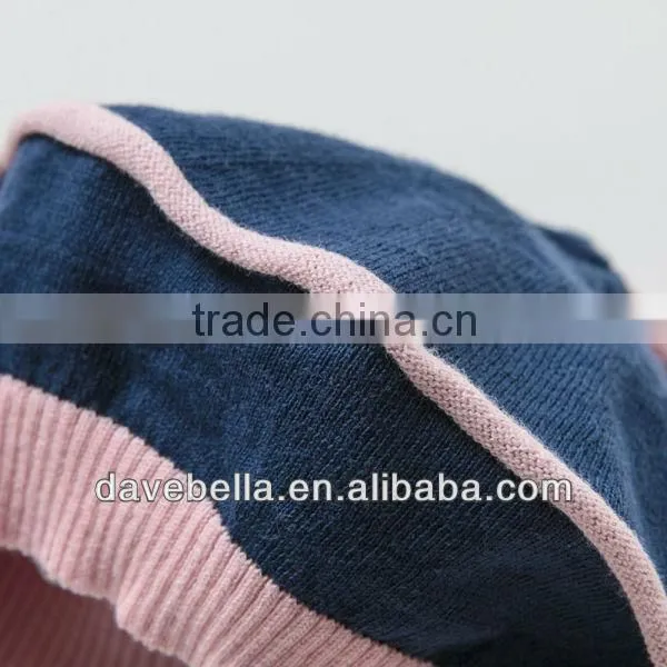DB605-H dave bella 2014 spring baby hat infant cap knitted fashionable caps and hats