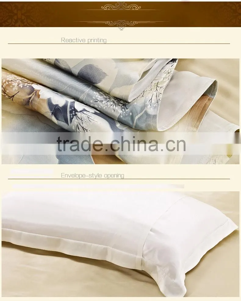 Pillow case, made of 100% silk, various colors are available