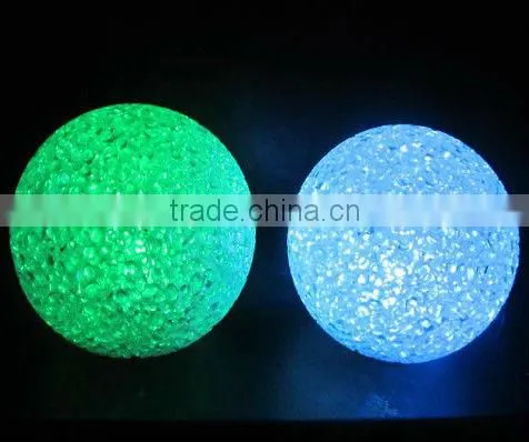 grande boule lumineuse a effet cristal