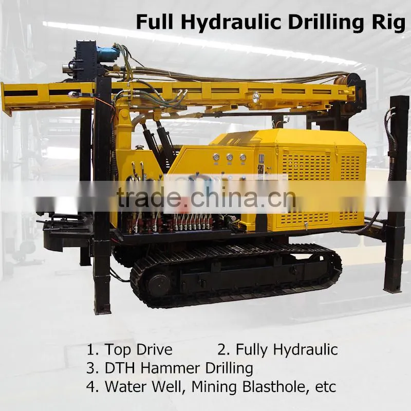 DFQ-300 Full Hydraulic Mining Exploration Blasting Drilling Machine