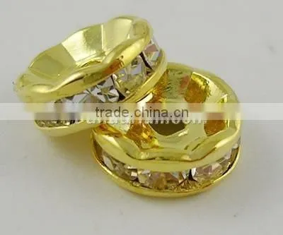 Fashion Jewelry Beads, Rhinestone Beads(RSB037NFG)