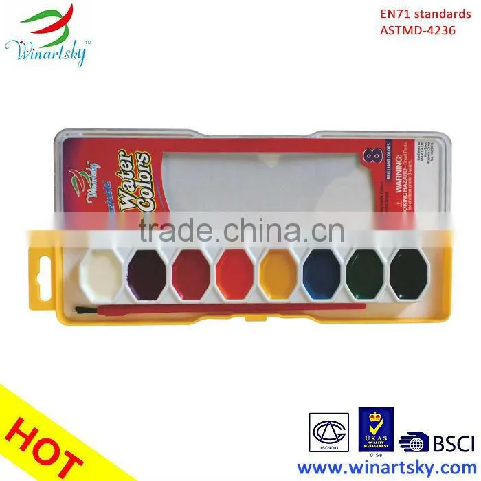 kids arts Semi-dry Watercolor Non-toxic For Children to Draw