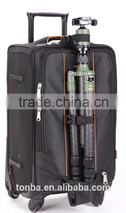 OEM Design Rolling DSLR Case with Wheels and Wheeled Camera Bag for Traverl