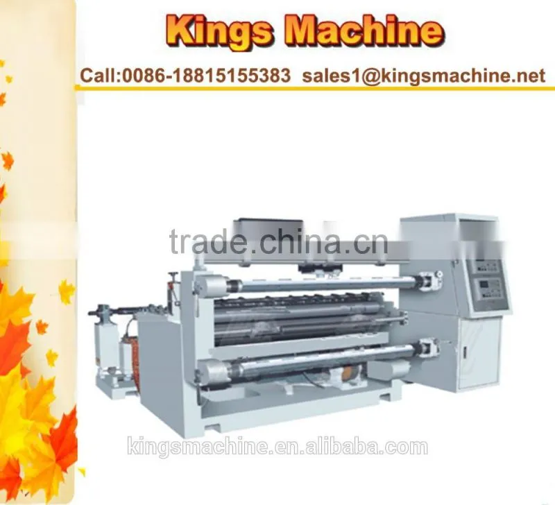 Fully Automatic Thermal Paper Slitting Machine , 1300mm Slitting Rewinding Machine, Slitter Rewinder(Kings brand)