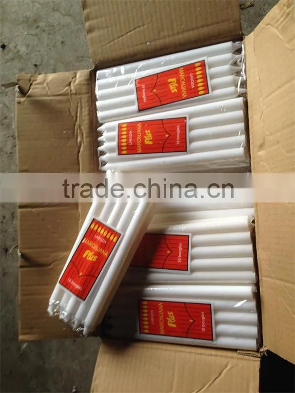 cheap wholesale white pure paraffin wax candle using on household