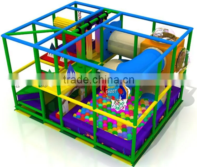 Free design CE & GS standard eco-friendly LLDPE kids indoor cheap playground equipment for sale