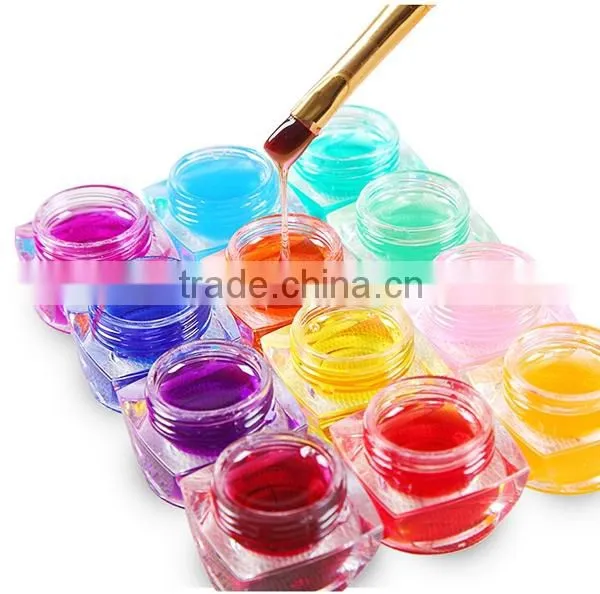 Hot beauty color 12 colors uv gel set