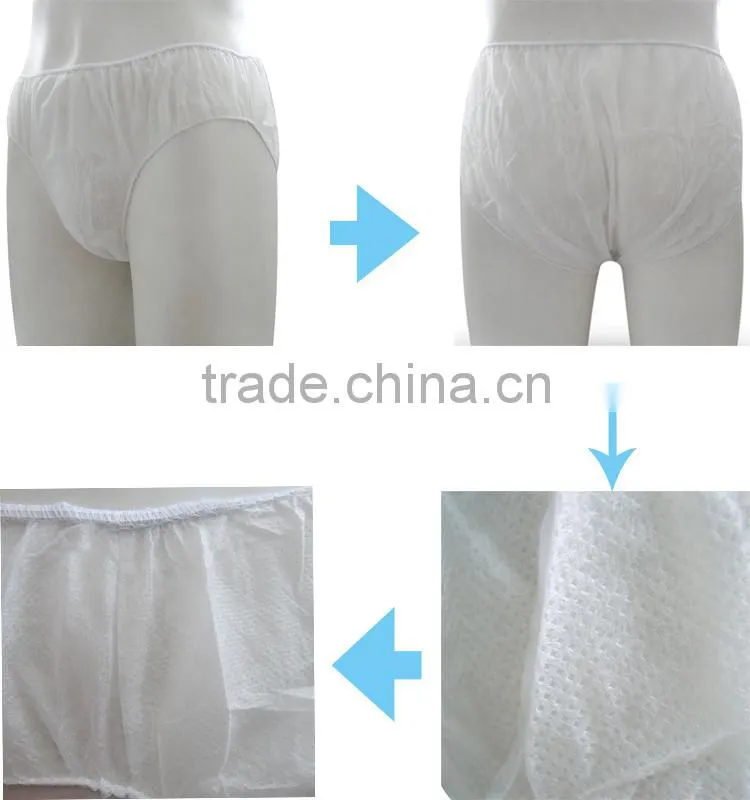 Sexy Man Briefs Disposable Non-woven Transparent Briefs For Men OEM Soft And Confortable Mens Underwear Briefs