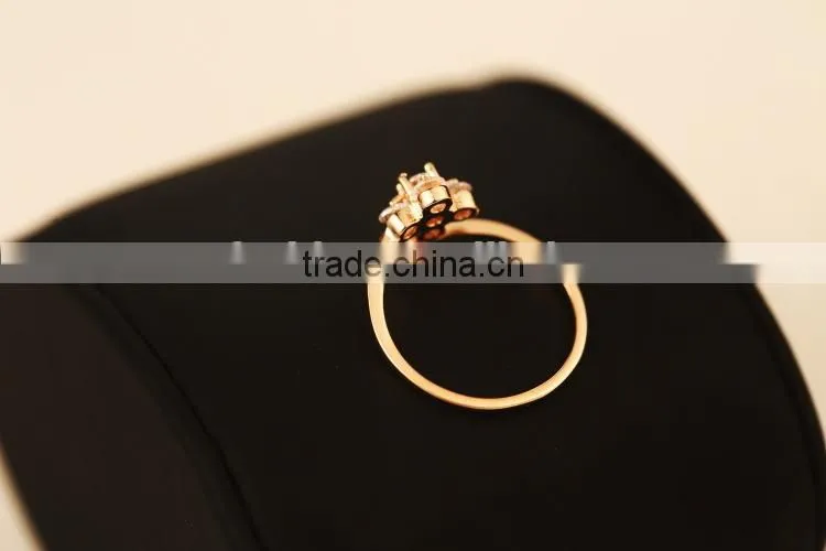 1pc white zircon ring, white zircon engagement rings