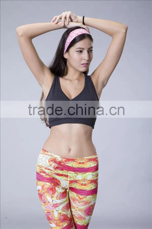 2014 high quality custom design bodybuilding clothing sexy crop tops