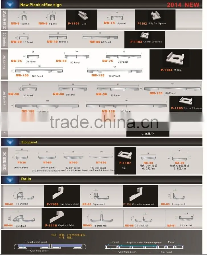 high quality wall mounted metal room sign for Signs project