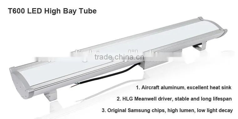 110V- 277V -480V industrial lighting 1.2M 120W led high bay canopy lights