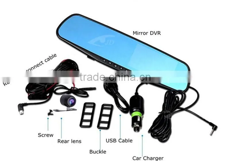 Hot selling Car mirror monitor DVR ,1080 P car DVR