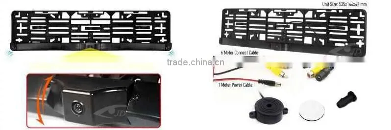 Hot sell European car license backup camera Rear view camera with factory price
