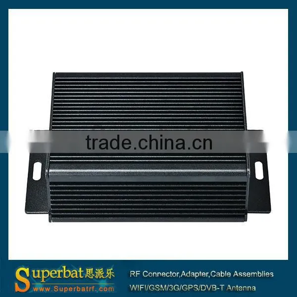 Flanged anodized aluminium box