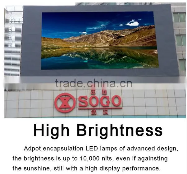 shenzhen factory price P8 Outdoor Digital Advertising led video board