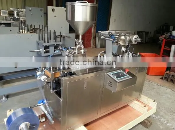 Liquid blister packing machine , butter packing machine ,peanut butter packing machine
