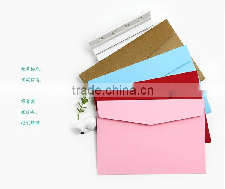 Retro Style A Grade Quality Blank Kraft Envelopes Natural color Plain Party Gift Paper Bags