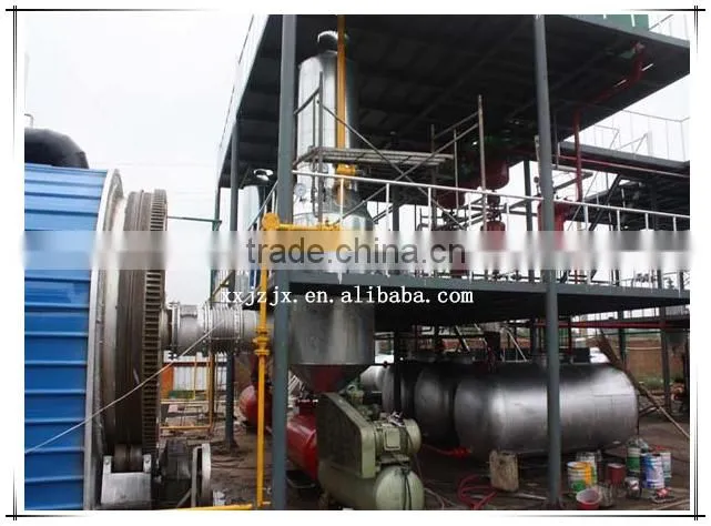 Waste tyre pyrolysis machine to oil with high profitable
