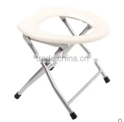 Factory Simple Folding Commode Chair for Sale