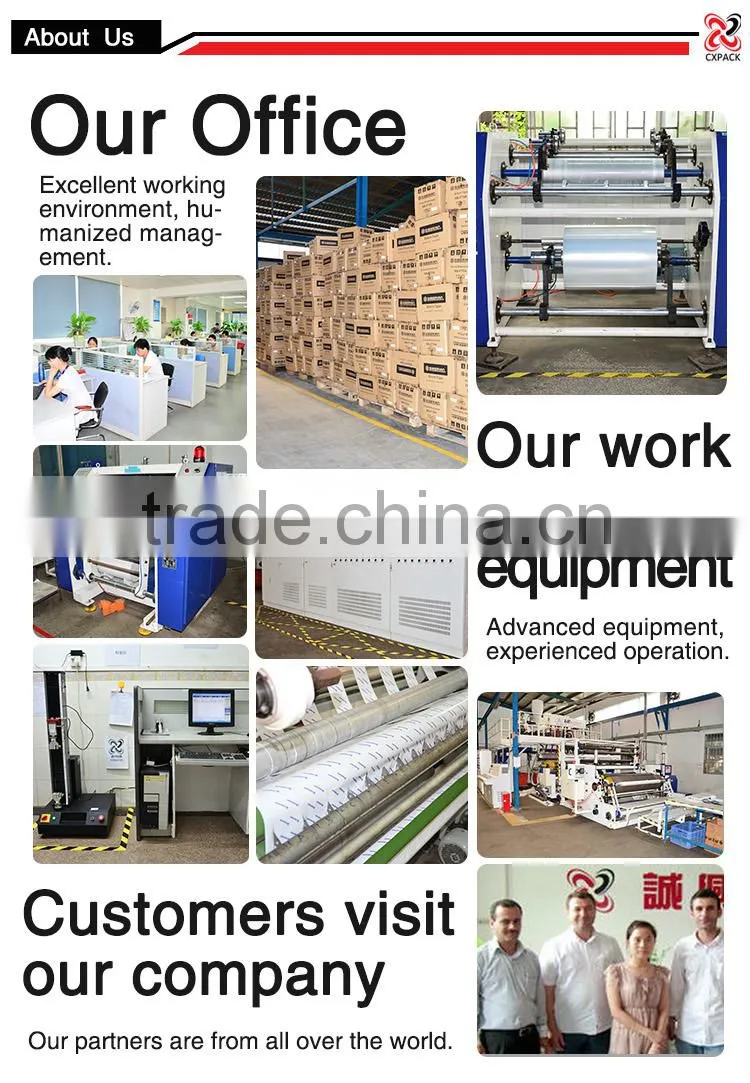 2015 factory for vest hot sale logo printed adhesive packaging bag