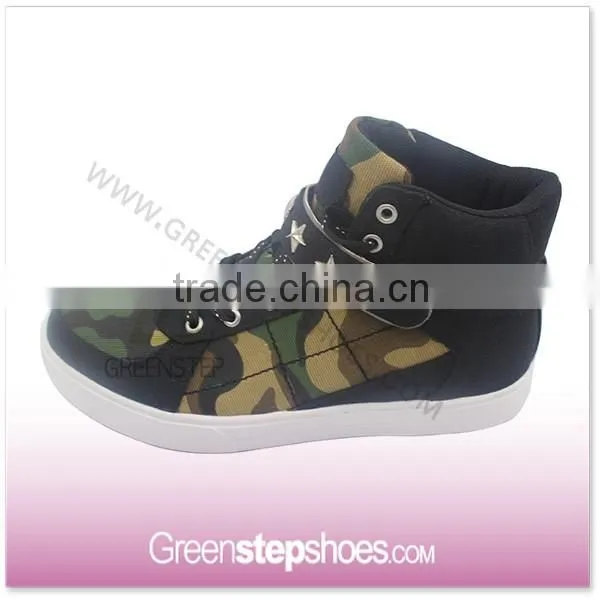 2015 high cut action leather top quality sneakers