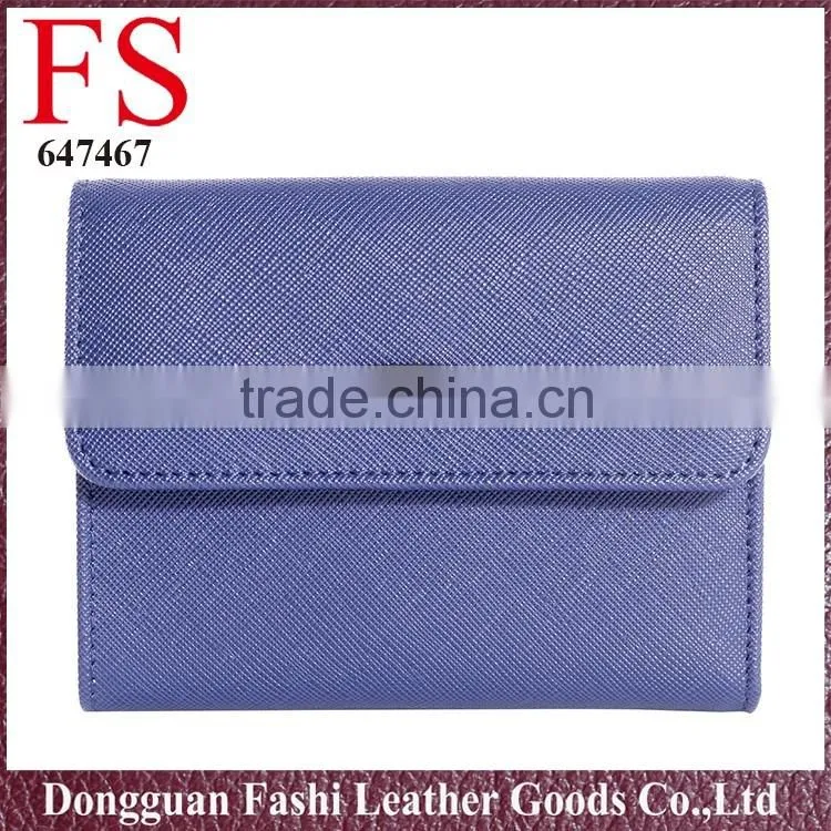 simple style wholesale pures genunie leather high quality Wallet from china