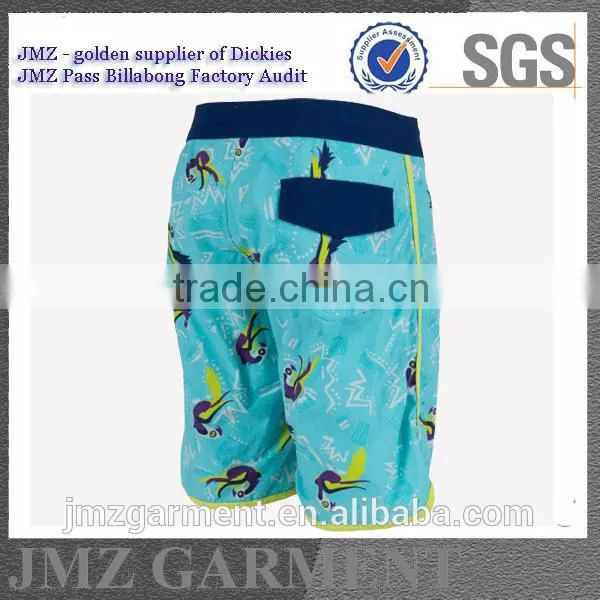sublimation printed beach shorts board shorts for men polyester swimwear & underwear good price on sale
