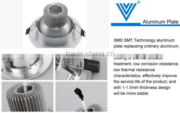 25w led downlight Hot Selling With High Efficiency High PF With CE RoHS FCC Approved