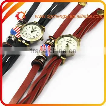 Bracelet wrist watch, Vintage love watches, Genuine leather watch