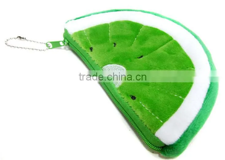 Soft Plush Coin Purse Fruit Designs