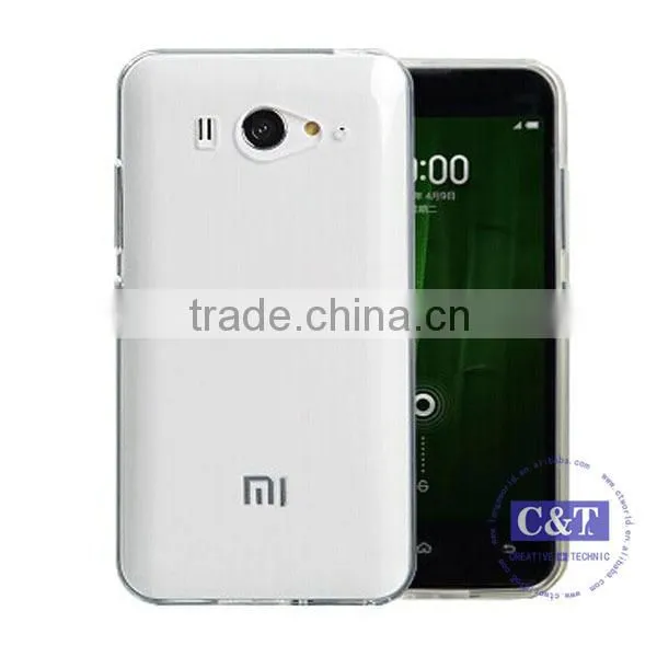 C&T 0.3mm Ultra Thin Clear Rubber Soft TPU Matte Case Cover for Xiaomi Mi 2/2s