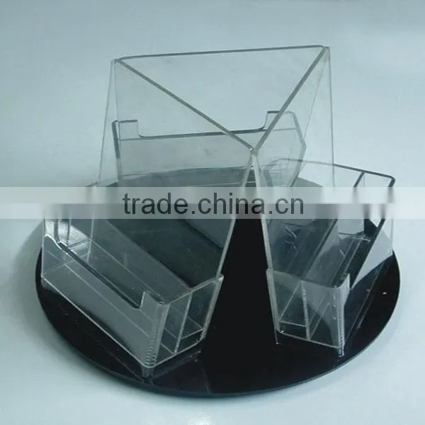 Acrylic advertising paper holder