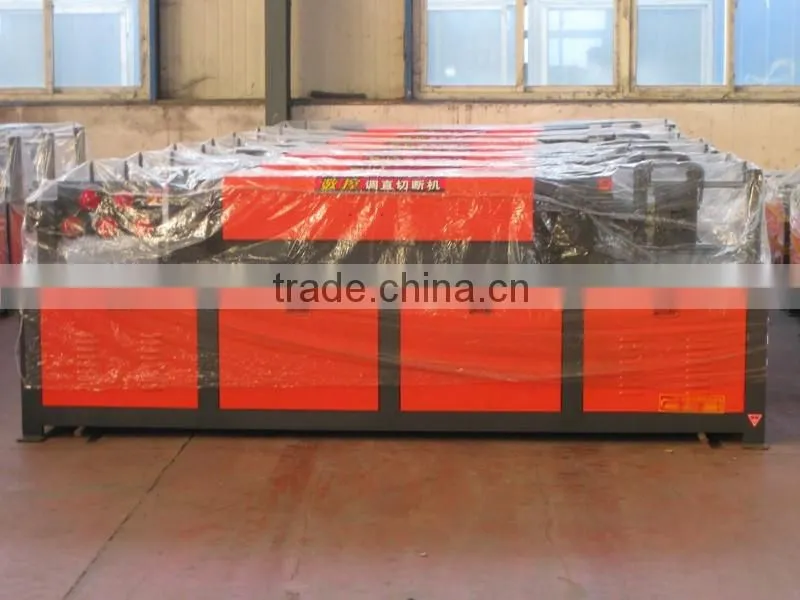 Competive price rebar straighten and cutting machine, steel wire rod straightening and cutting machine