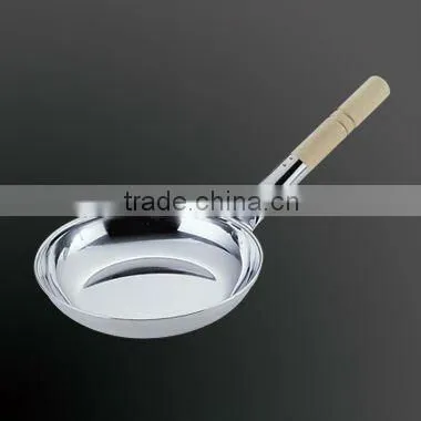 OYAKO Saute Pan with Wood Horizontal handle for DONBURI Rice Bowl