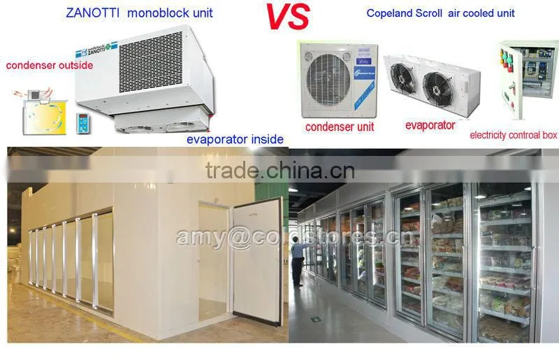 cold storage room for supermarket