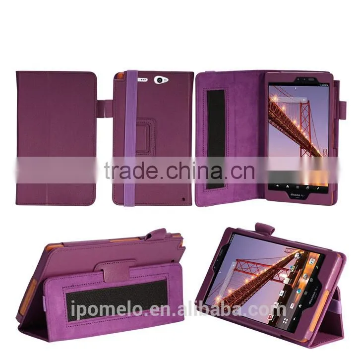 Waterproof tablet protective leather cover case For Sharp AQUOS PAD SH-08E