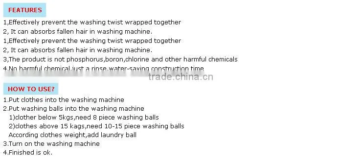 Customized Color magnetic washing machine balls for washing machine